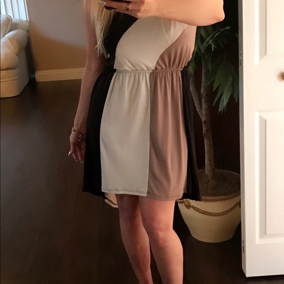 Color block high low dress size medium - Picture 3 of 4